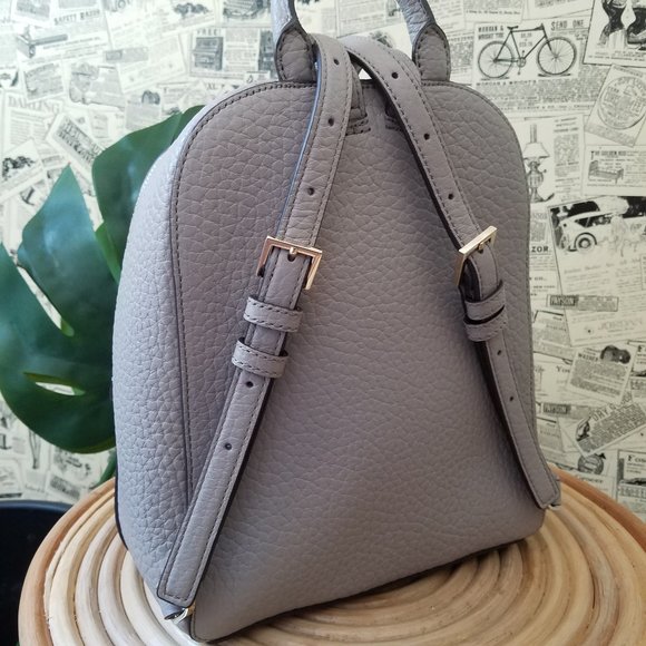 Soft Taupe Gray Caden Carter Backpack Kate Spade - Picture 7 of 10
